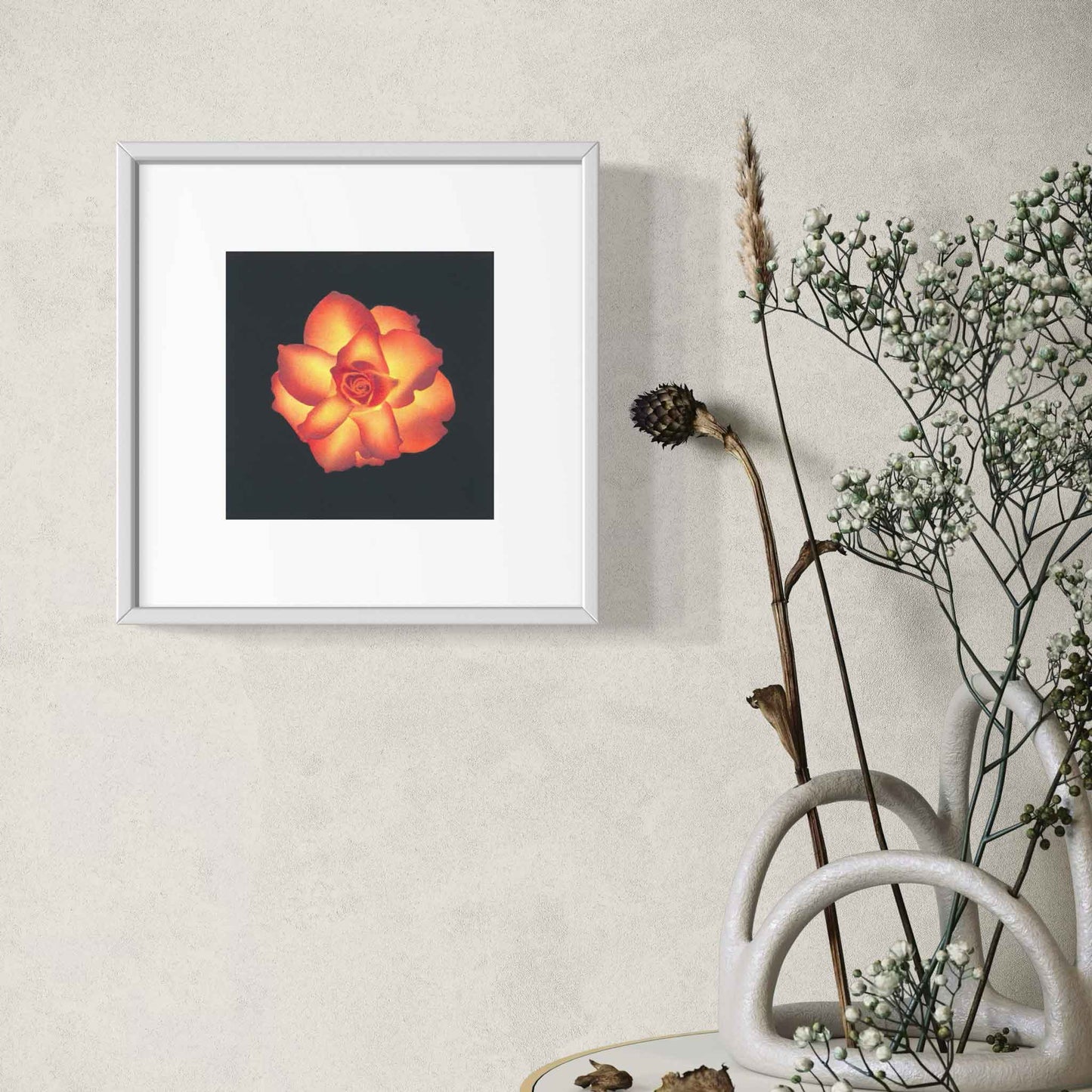 High and Magic - Rose Fine Art Print