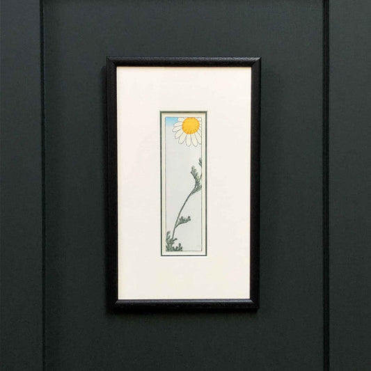 Hiroshige's Daisy Japanese woodblock - original handmade print