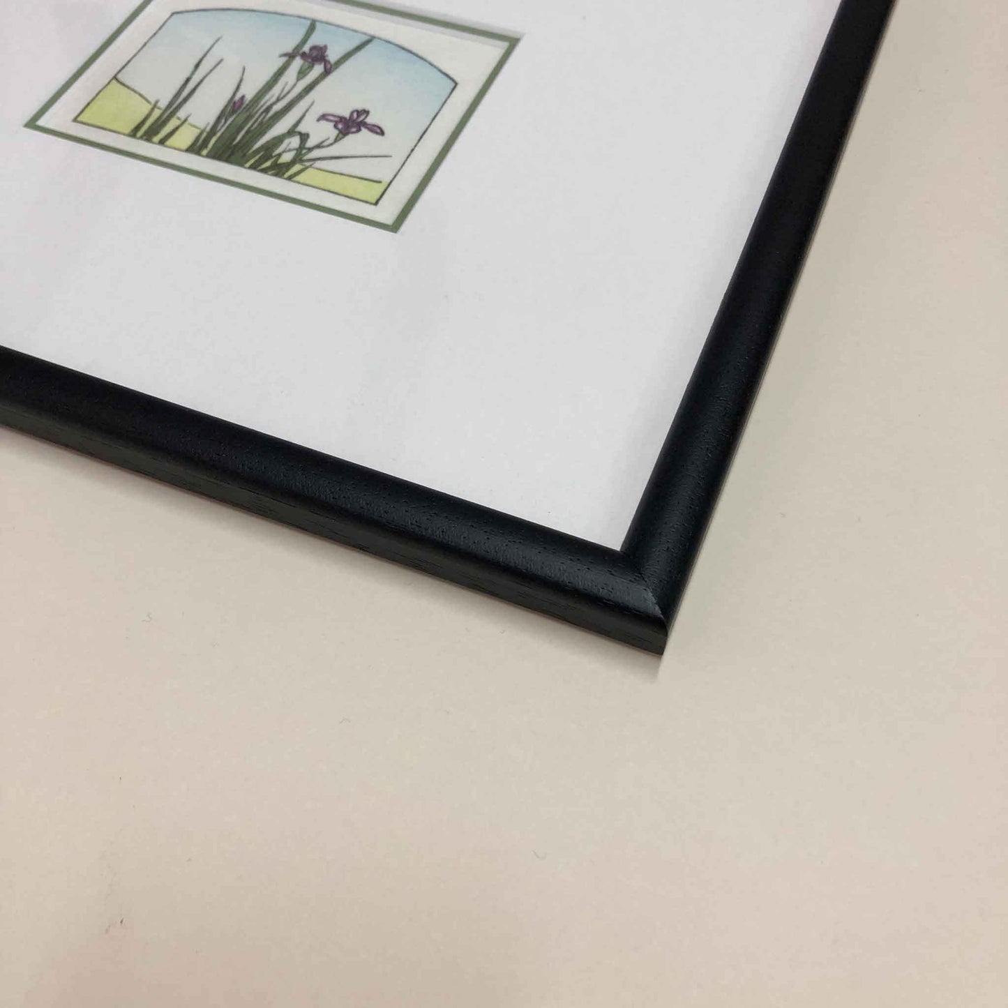Hiroshige's Irises Japanese woodblock - original handmade print