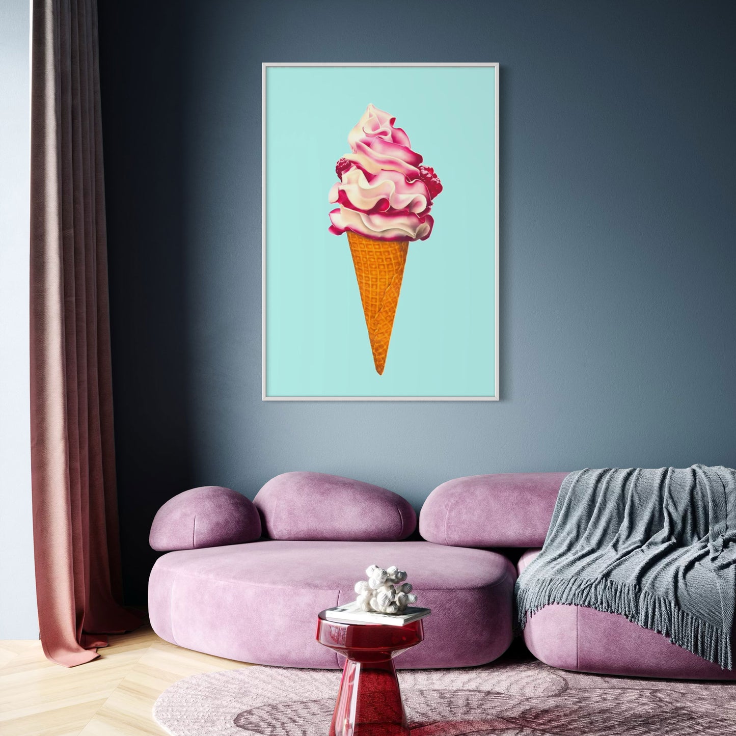 I Scream Ice Cream! Canvas Print