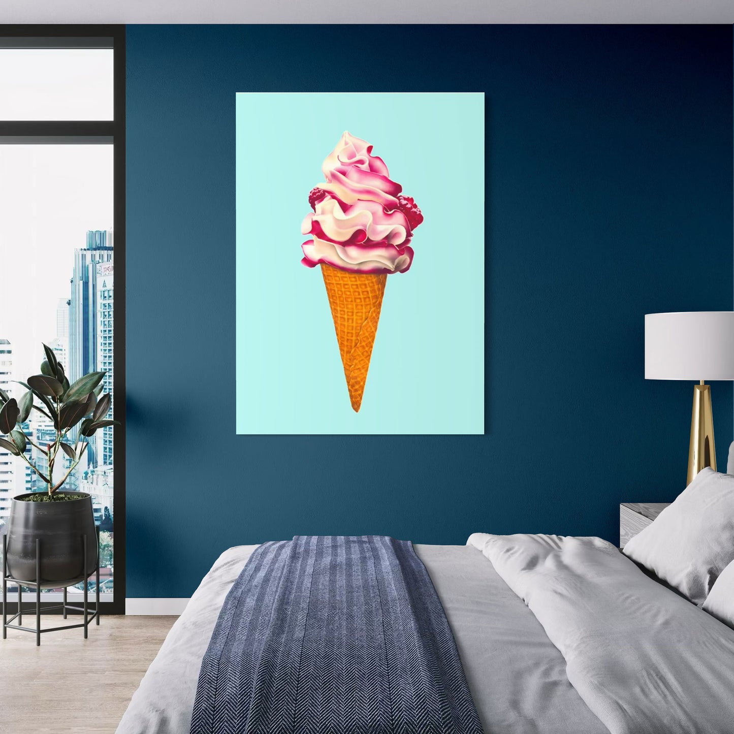 I Scream Ice Cream! Canvas Print