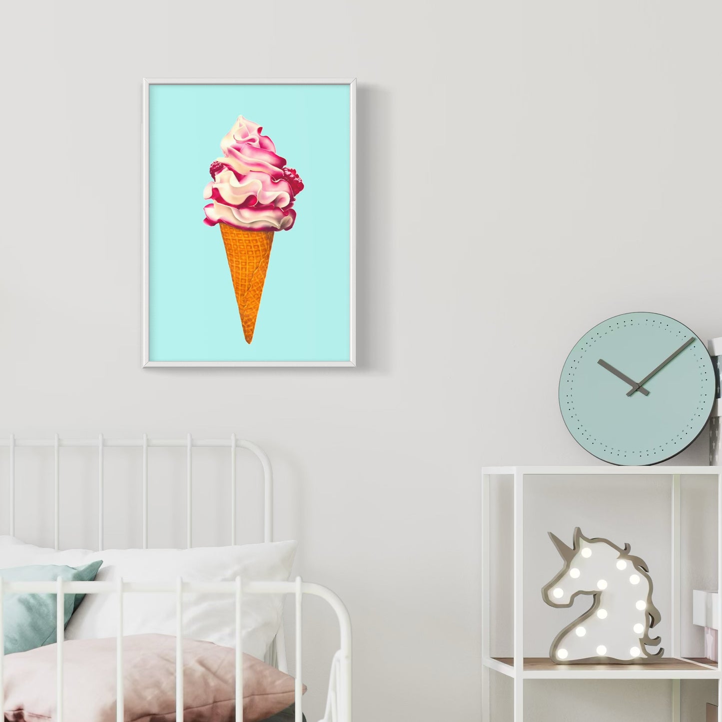 I Scream Ice Cream! Canvas Print