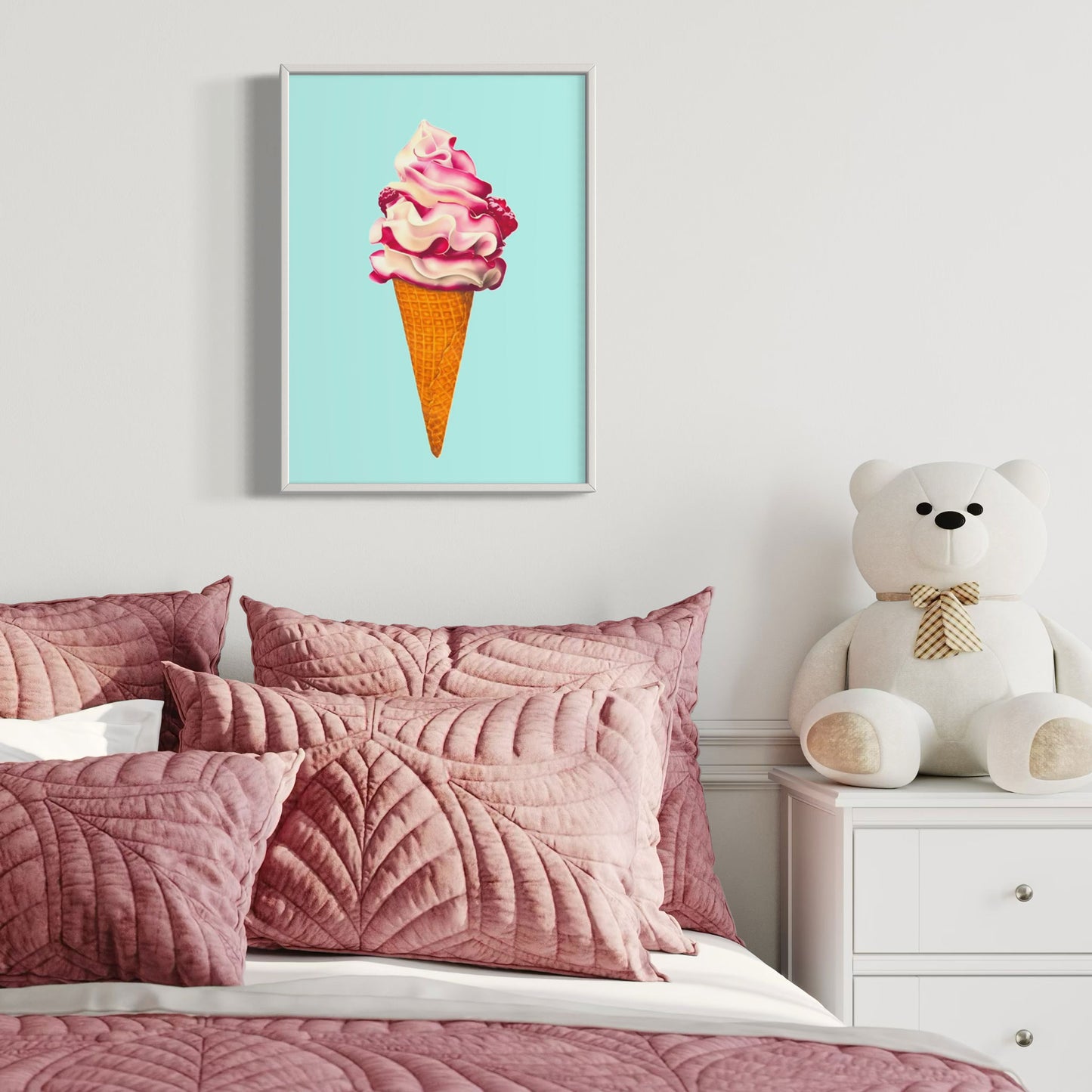 I Scream Ice Cream! Canvas Print