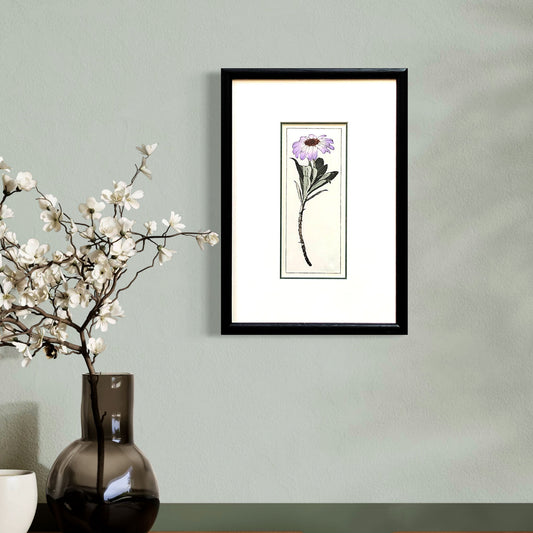 Olearia Semidentata (New Zealand Tree Daisy) woodblock - original handmade print