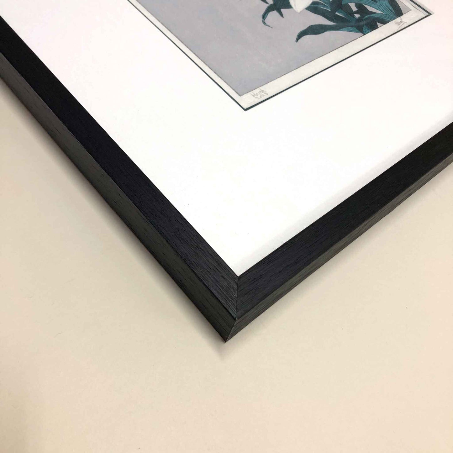 White Lily, after Koson, Japanese woodblock - original handmade print