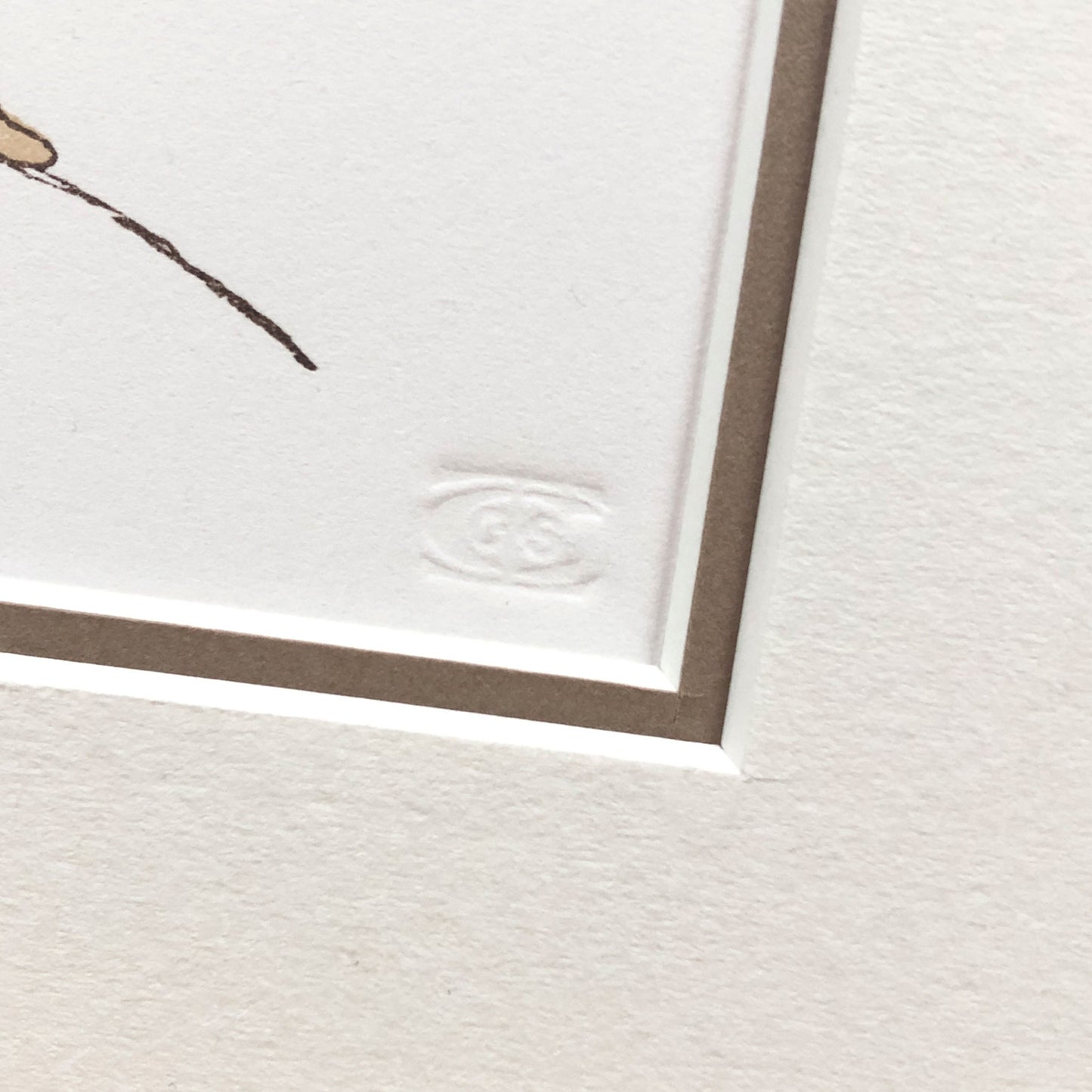 Brown Hares - original handmade woodblock print