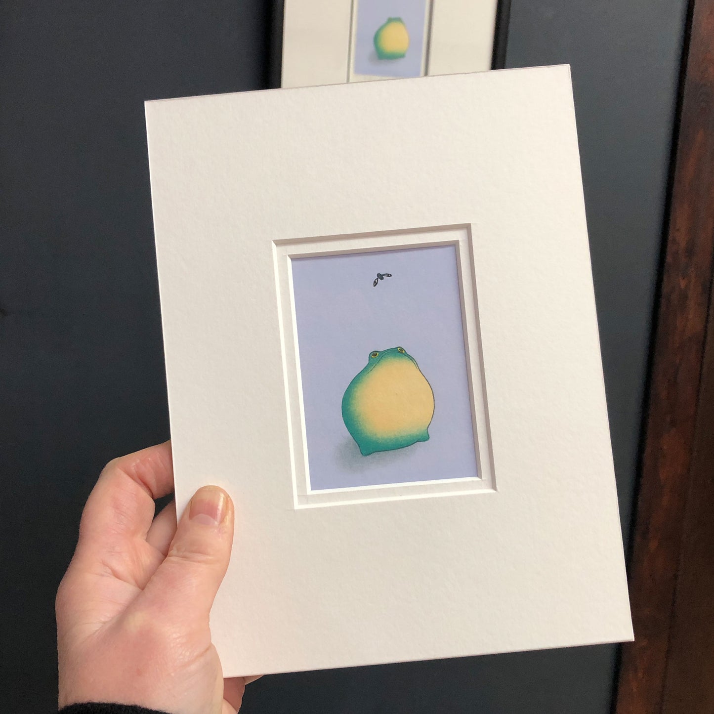 Frog Mounted Fine Art Mini Print