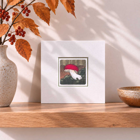 Russula Mounted Fine Art Mini Print