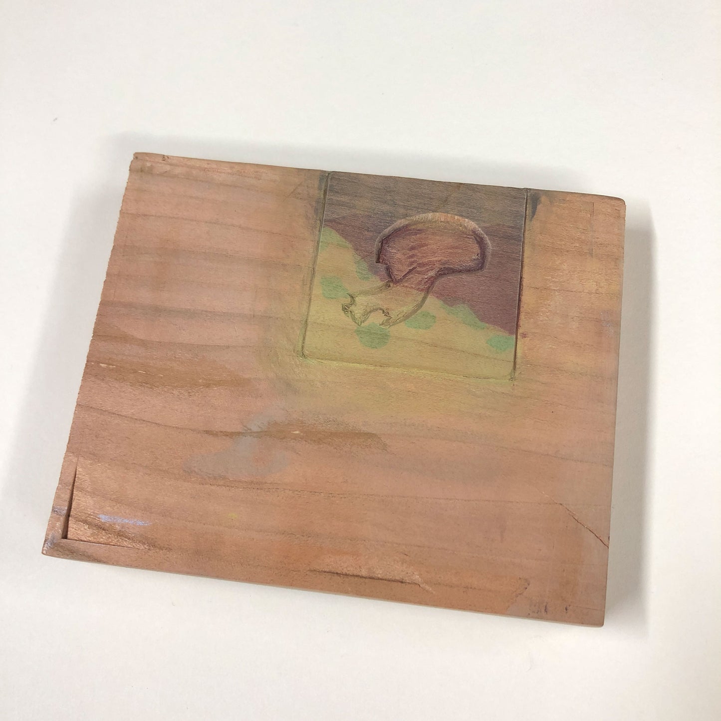 Russula - original handmade woodblock print