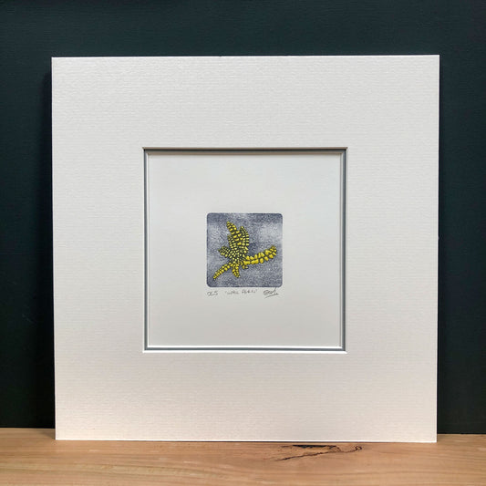 Wall Fern - original handmade woodblock print